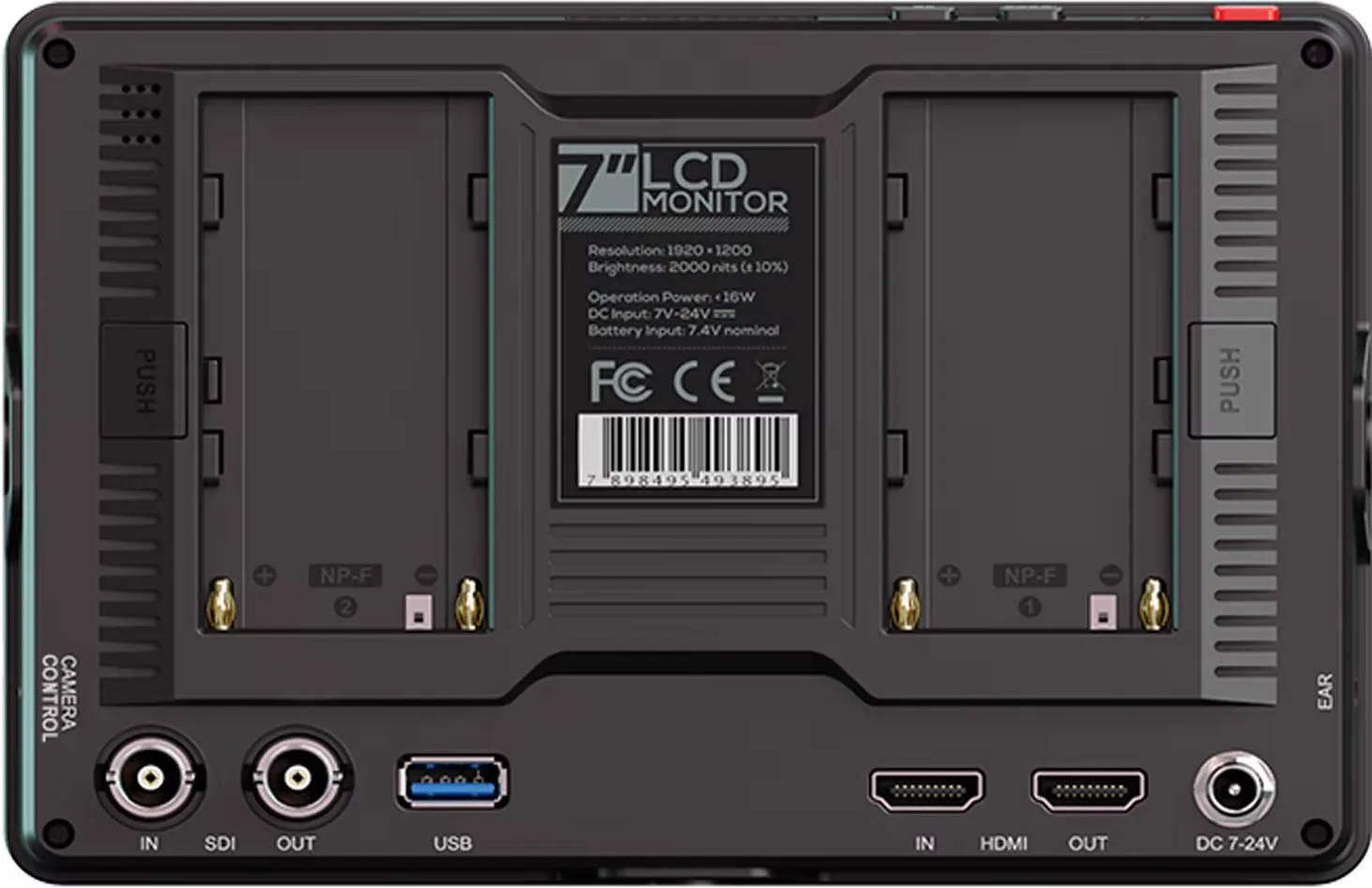 LILLIPUT HT7S New 7 Inch 2000 Nits Ultra Brightness 3G-SDI HDMI-Compatible touch control Monitor DSLR On-Camera Monitor