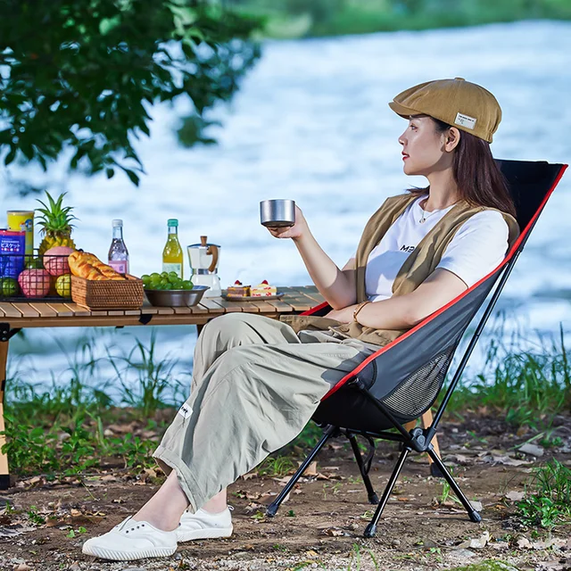 GIANXI 야외 캠핑 의자, 휴대용 해변 낚시 여행에 최적화되어 있으며, 초경량 접이식으로 설계되어 어디든 편리하게 휴대할 수 있습니다.