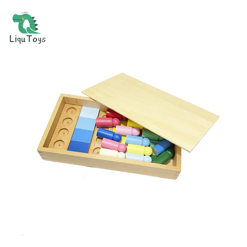 

LIQU Montessori Color Resemblance Sorting Task Sensorial Educational Tools Early Learning Toys