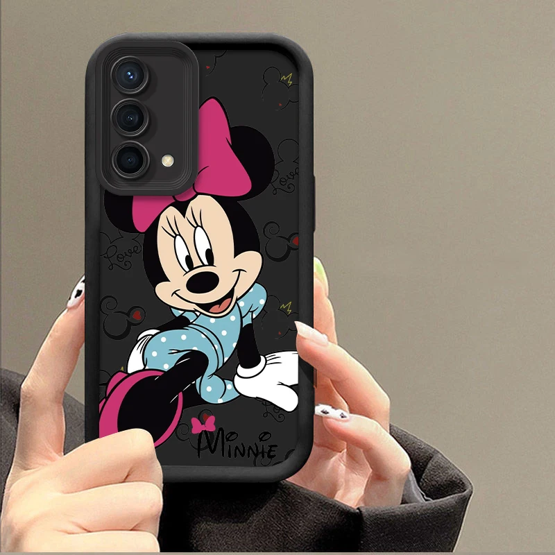 Cute Cartoon Mouse Per Reno X5 X3 10 8T 7Z 6 5 Pro Plus Pro 4G 5G Eye Ladder Phone Case