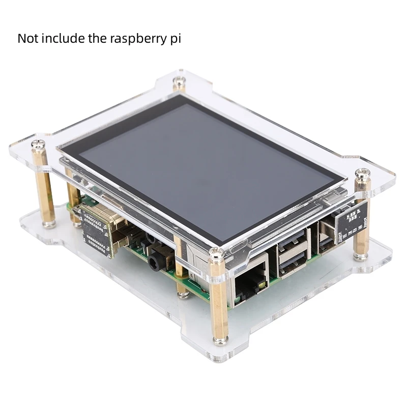 Tela de Toque Capacitiva para Raspberry pi Modelo b 3b Mais Usb Hdmi Display Lcd 3.5 480x320 Novo - Imagem 6