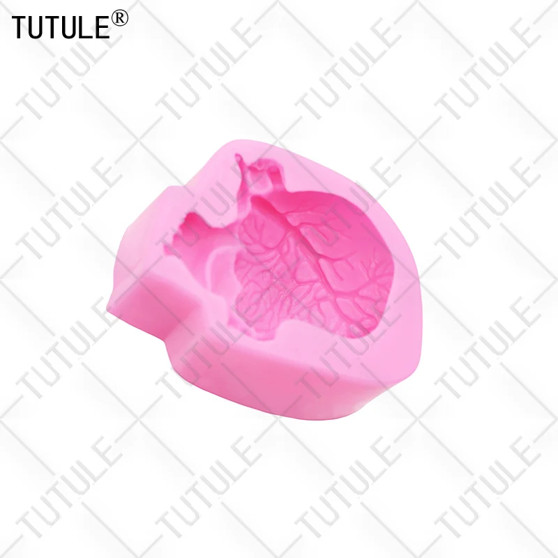 Description Picture 5 of item3D organ heart flip candy silicone mold Halloween brain cake clay mold DIY drip baking chocolate tools
