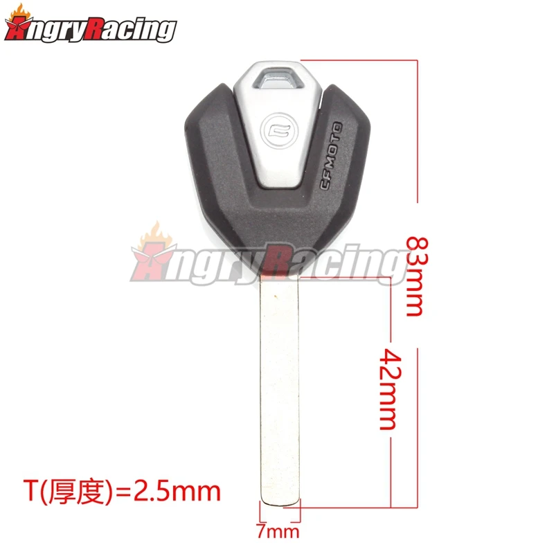 Motorcycle blank Key For CFMOTO 250 SR NK 450 SR 650 MT GT 700 CLX 800 MT NEW MODELS motorcycle keys