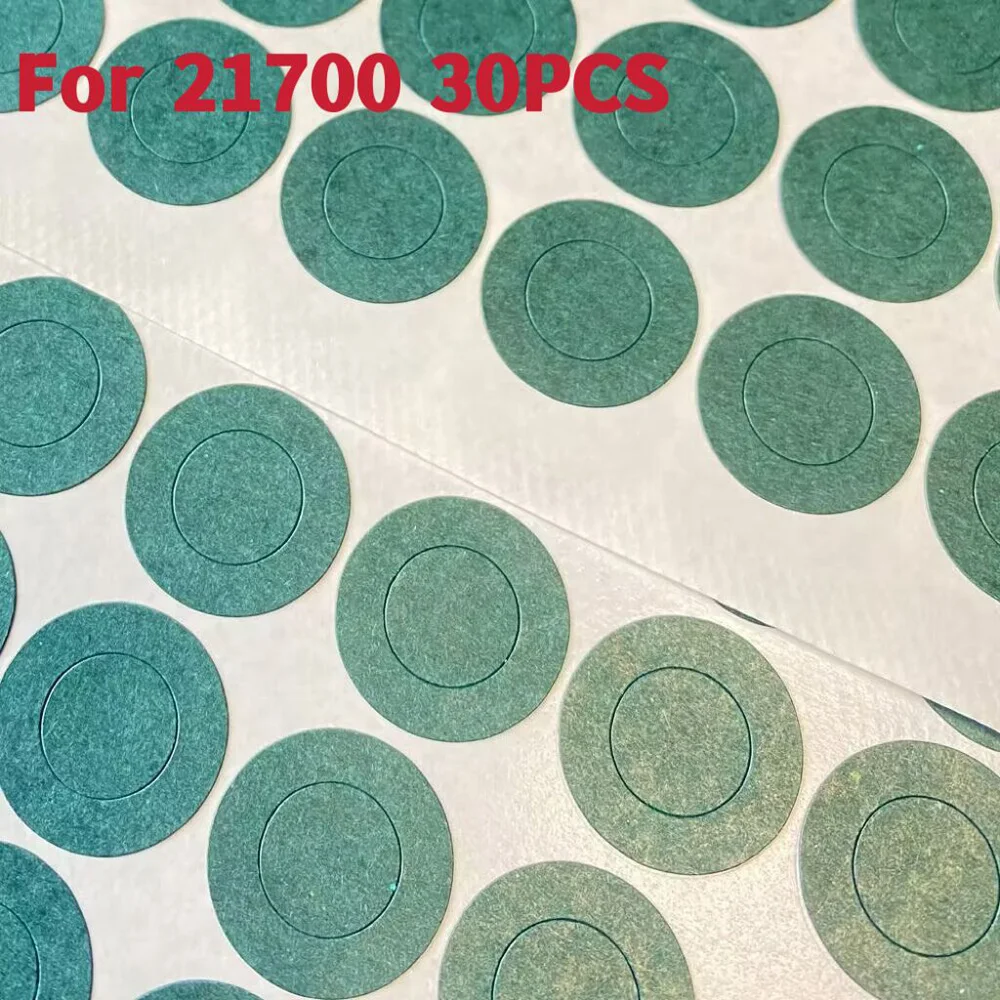 Li-ion Battery Insulation Gasket Barley Paper Battery Pack Cell Hollow Insulating Electrode Insulated Pads 18650 21700 32650 100