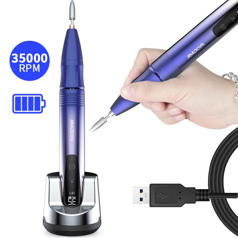 

JMD-109P Nail Grinder Portable 35000 rpm wireless charging nail grinder