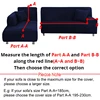 1/2/3/4 Seat Velvet Fabric Sofa Cover Elastic Sectional Couch Cover L Shape Sofa Case Armchair Sofa Case For Living Room Home 4