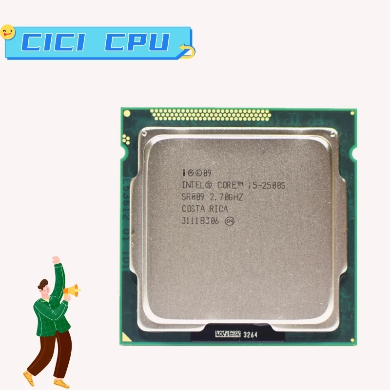 Processore Cpu I5 2500S Quad-Core 2.7Ghz L3 = 6M 65W Socket Lga 1155 Cpu Desktop I5-2500S