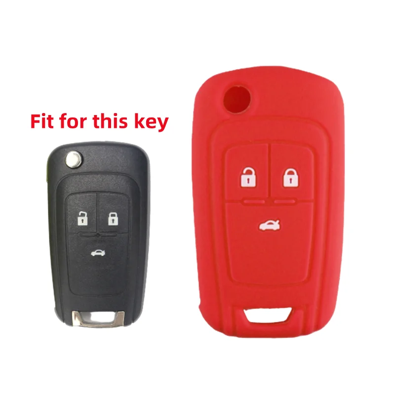 Silicone Remote Car Keys Cover Case For Opel Vauxhall Astra J Corsa E