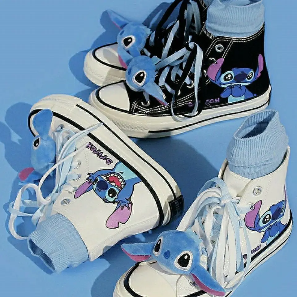 

Disney kids Stitch princess cute Casual shoes non-slip soft bottom sports shoes for kids gift