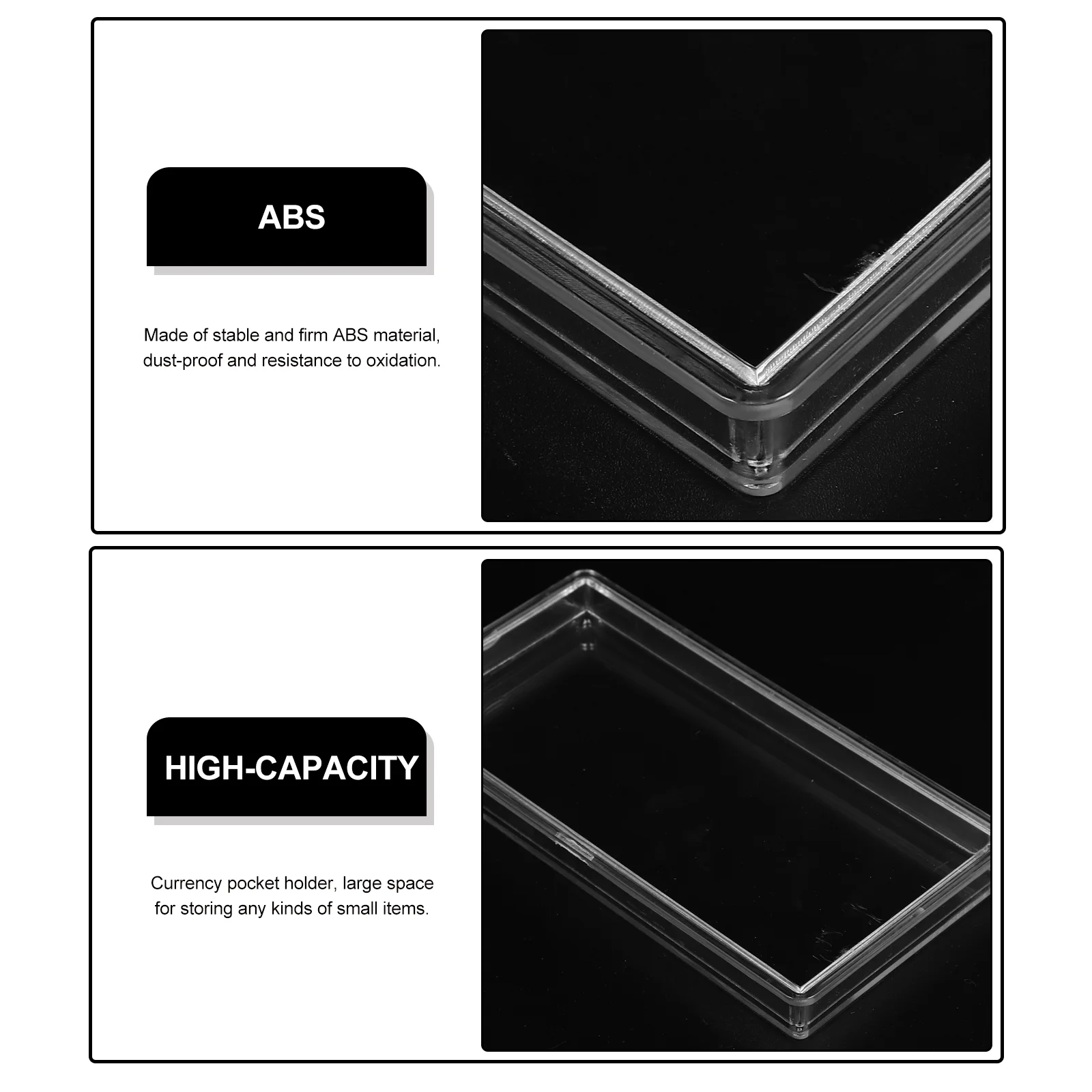 Рисунок 5 - Пластиковый прозрачный держатель для денег