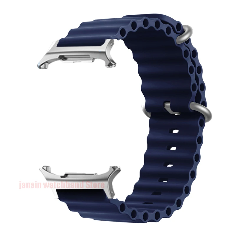 Colorful Ocean Silicone Sports Bracelet Replacement Strap