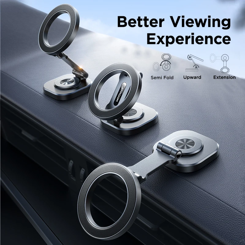 Supporto Magnetico Auto JOYROOM Per IPhone - Pieghevole, 360&deg; Rotazione, Con Magneti N55