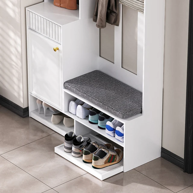 KOMHTOM Complete set hallway wardrobe with bench