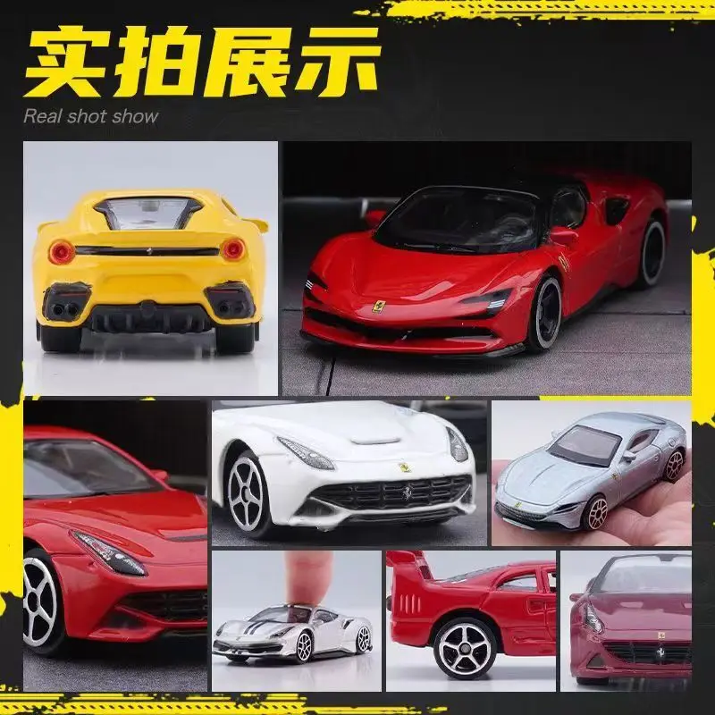 Bburago-Ferrari Alloy Car Model, Artesanato Diecast, Coleção