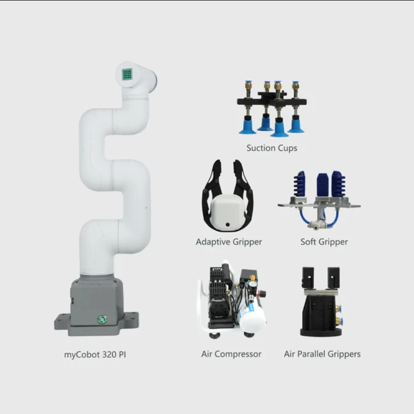 Slon robotika mycobot 320 2022 all-in-one suita 6 dof collaborative robotické ruka (with plochý base)