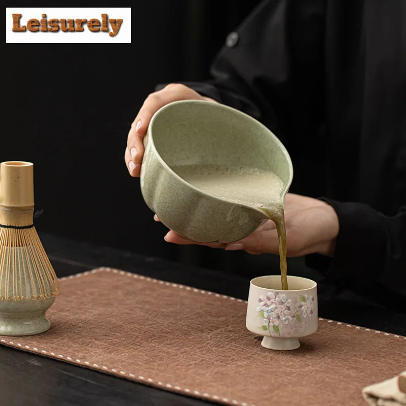 Matcha Green Imitation Song Matcha Tool Tea Set Accessories Matcha Bowl Tea Stand Tea Brush Tea Holding Hundred Drama Tea Points