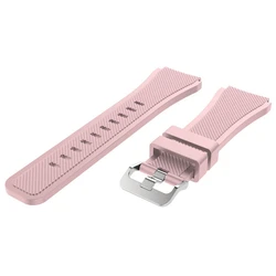 Durable Silicone Sport Wristband - Versatile Fit - Forerunner 265 255 (Pink Sand)