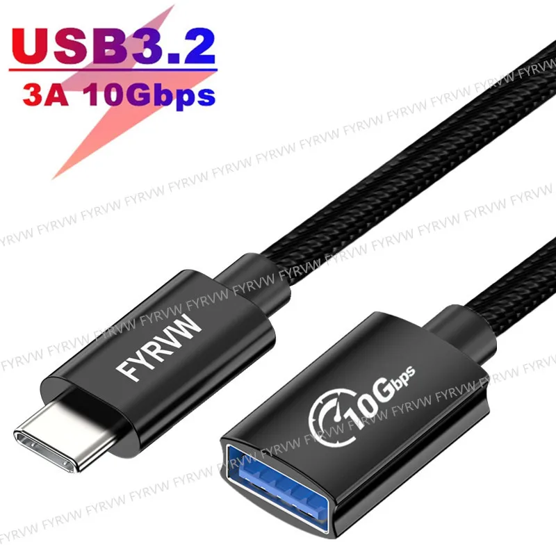 USB C to USB OTG Cable USB3.1 Gen2 OTG 10Gbps Adapter USB Type C Male