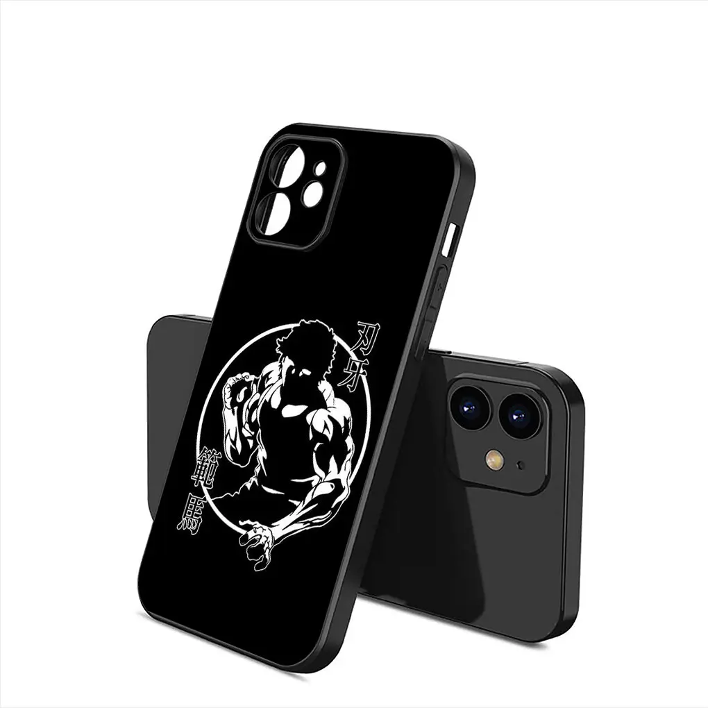 thumbnail image 1 of Funda de teléfono de dibujos animados Hanma Baki para Apple iPhone 15 14 Plus 13 12 Mini Pro Max XR + 13Pro 14 + 15 + funda de TPU suave, 1 of 5