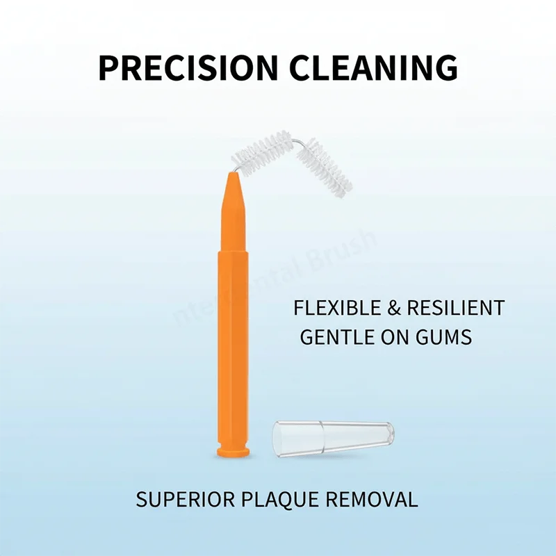 10pcs Interdental Brush For Dental Orthodontic Clean Between Teeth Cleaning Tools Soft Micro Brushes_voghion.com
