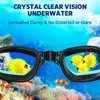 2 Pack Swimming Goggles Anti-Fog UV Protection Adjustable Swimming glasses Professional Waterproof Swim Eyewear For Adult Youth 5