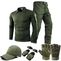 Tactical Uniform Suits Milit Outdoor Camouflage Suit Hunting Shirts Pants Men Fishing Trainning Airsoft Paintball Clothes Sets 1