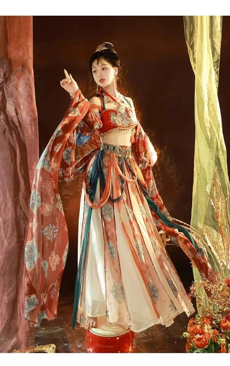 Dunhuang ̱ Hanfu Tianzhu    ڽƬ Ʈ,   ġ   ũ ( 㸮 ü)