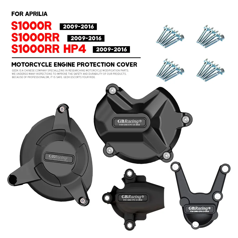 GB Racing Engine Cover S1000R S1000RR HP4 2009-2016 For BMW S 1000 RR Motorcycle Alternator Clutch Protection Cover Accessories