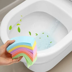 Toilet Cleaner Sheet Mopping The Floor Toilet Cleaning Household Hygiene Toilet Deodorant Yellow Dirt Toilet Cleaning Tool