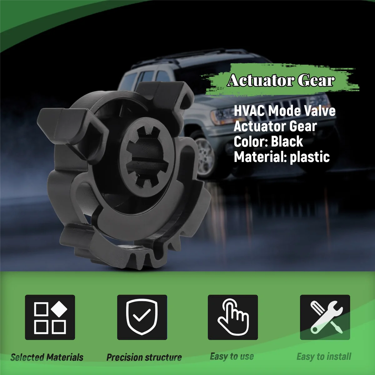 Heat & AC Actuator Gear 68214880AA For 2011-Dodge Durango Jeep Grand Cherokee car actuator gear