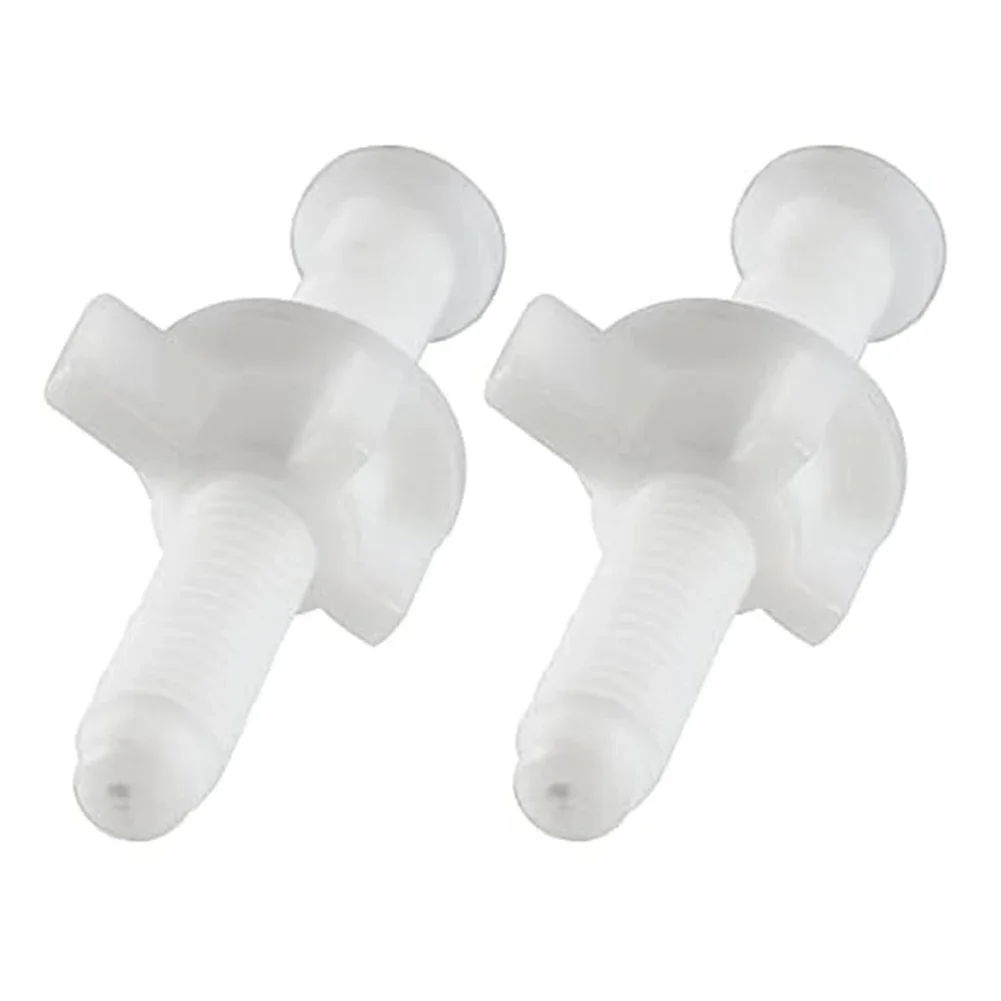 

Toilet Bolt Hinge Toilet Nuts Toilet Bolt 4pcs/set Auto-lock Corrosion Resistance Plastic Rust Prevention White