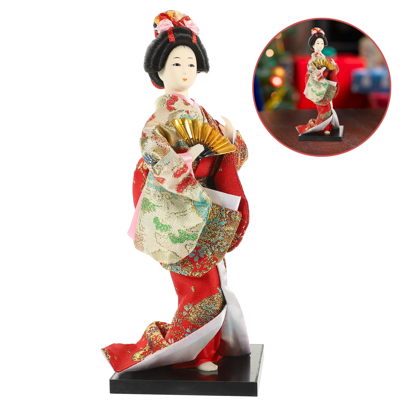 Nolitoy Home Decor Geisha Kabuki Doll Model Kimono Giapponese Maiko Figurine Oriental Car