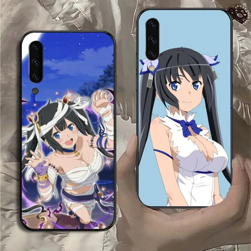 Чехол Danmachi Hestia мобильный телефон для Samsung Note 9 10 20 Plus Pro Ultra J6 J5 J7 J8, черный мягкий чехол для телефона Funda