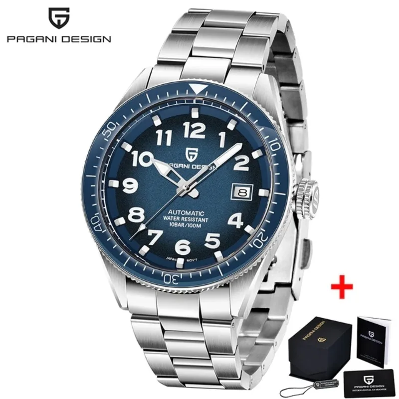 

Watch For Men Light Luxury Brand New Business Machinery Class Automatic Stainless Steel Glow Waterproof Men Watch Reloj Hombre