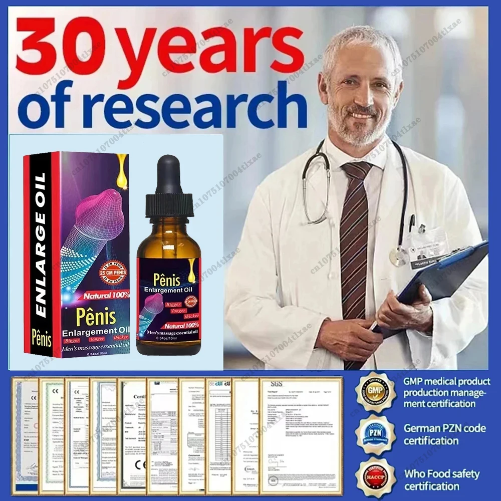 Penis Enlargement Oil For Men Enhanced Erection Delay Ejaculation Big Cock Oil Penis Thickening Growth Increase Big Dick Enlarge
