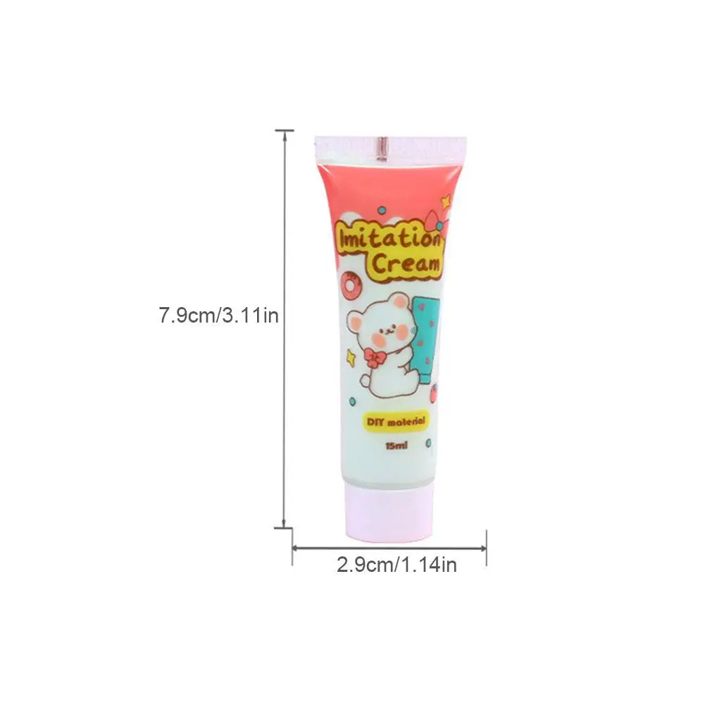 Liquid Glue Plastic Glue Tips 15ml Cream Glue DIY Mobile Phone Shell Material Homemade Hairpin Goo Card Stationery Box Resin Accessories