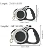 3/5M Pet Leash Pet Dog Automatic Telescopic Leash Cat Tractor Walking Dog Leash Dog Chain Pet Collars Dog Harness and Leash Set 5