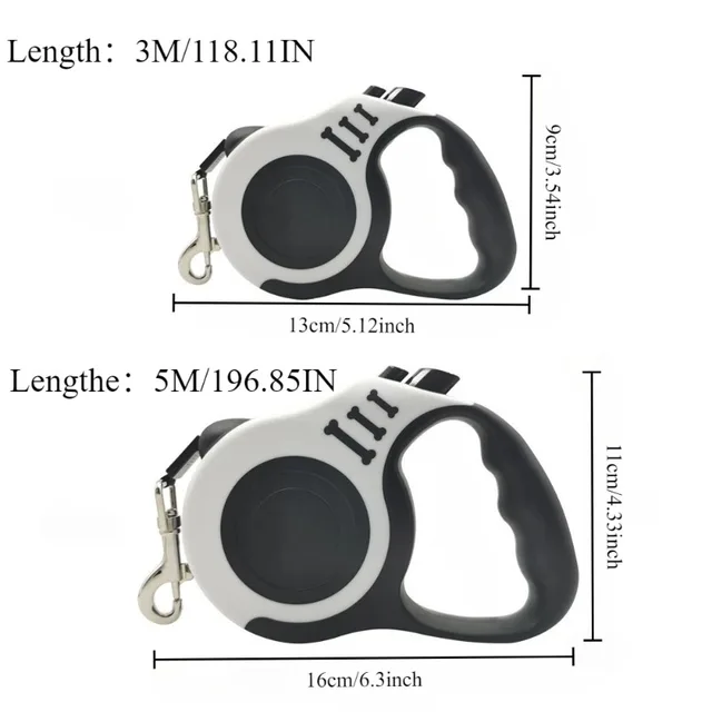 3/5M Pet Leash Pet Dog Automatic Telescopic Leash Cat Tractor Walking Dog Leash Dog Chain Pet Collars Dog Harness and Leash Set 5