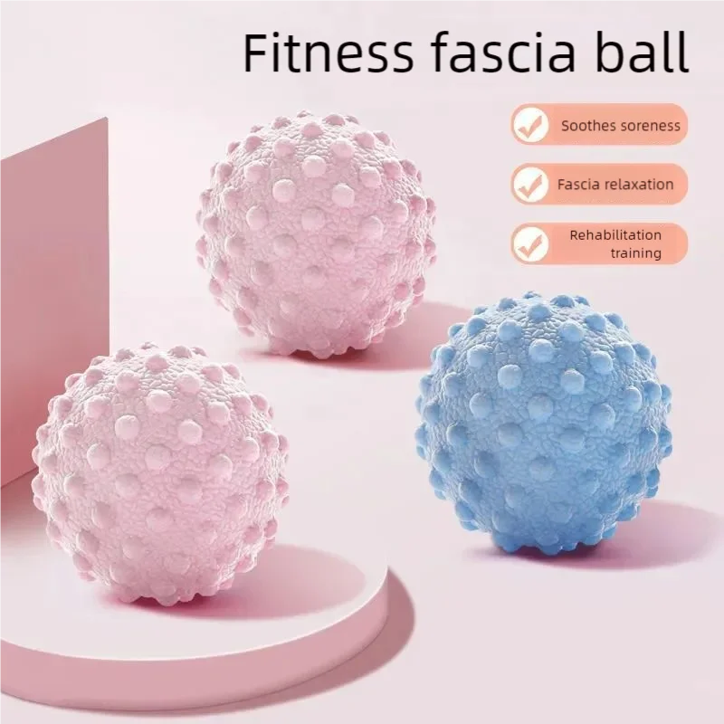 Massage Ball Foot Fascia Ball Hard Solid Massage Ball Yoga Muscle Relaxation Acupoint Rolling Ball Hand Foot Leg Massager