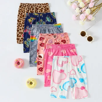 Girls Printed Safety Shorts 1