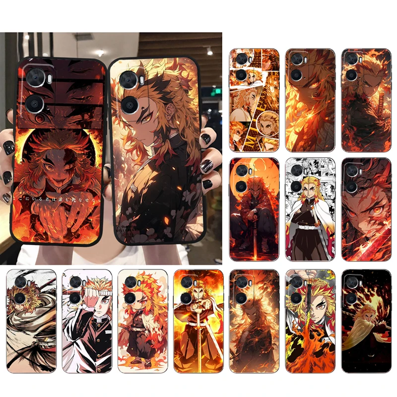 

Rengoku Demon Slayer Phone Case For OPPO A77 A57S A96 A91 A54 A74 A94 A73 A78 A53S A54S A15 A16 A17 A52 A58X A98