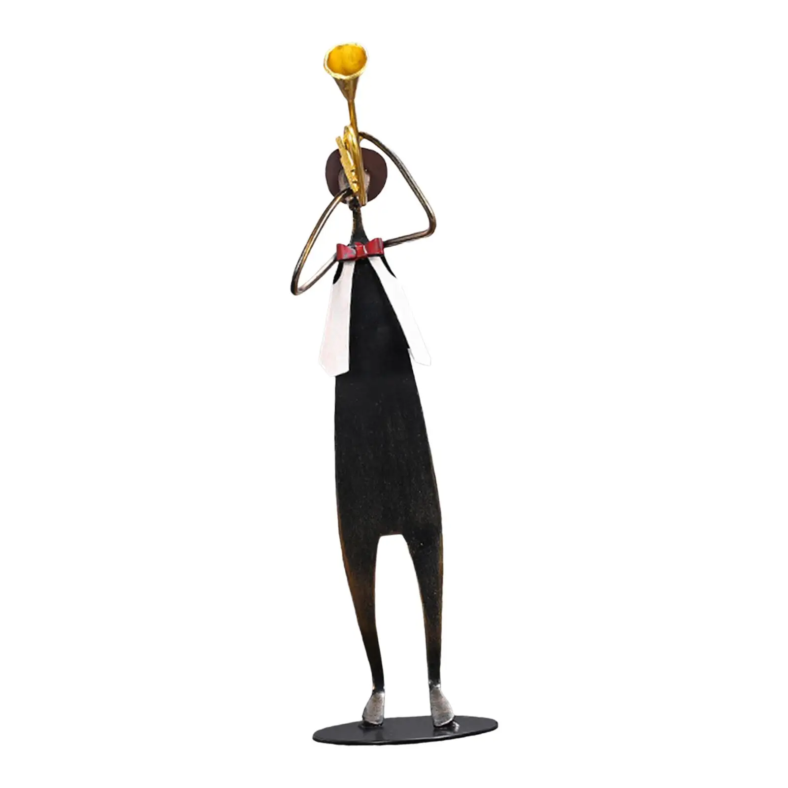 Statuetta Musicale Retrò Modello Iron Music Man Statue