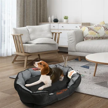 BingoPaw Large Soft Dog Bed with Removable Cushion Waterproof Sofa Dog Pet Bedding Scratch Prevention Oxford Cover 3
