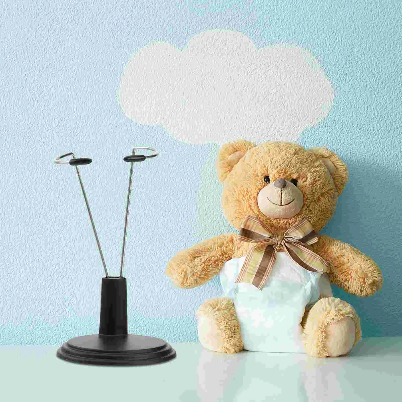 

6Pcs 15cm Storage Rack Fashion Display Rack Professional Toy Model Bracket Support for Home Store Market (Black Rack