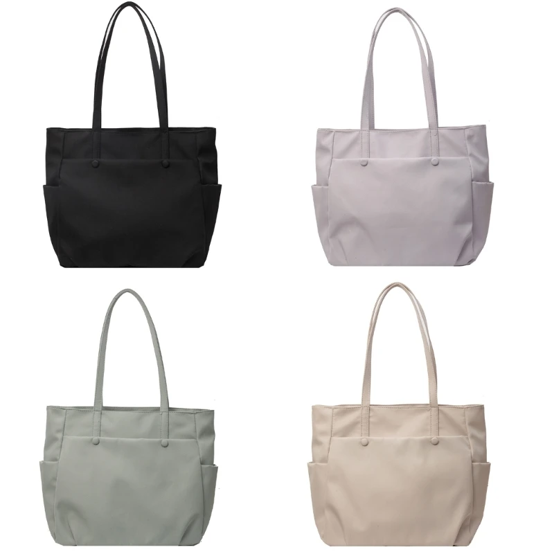 

2024 Shoulder Bags Large Capacity Shopping Bag Splashproof Travel Bag Handbag Nylon Bag for Women Girl School Book Bag