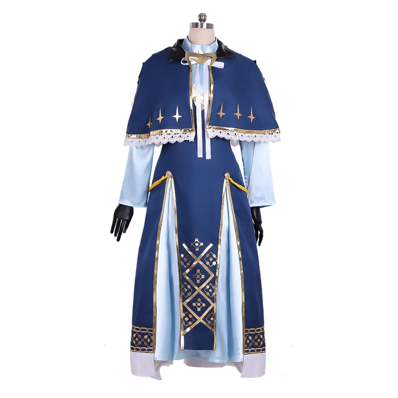 Gioco Fire Emblem Three Houses Mariana Cosplay Costume Donna Blue Dress Halloween Cosplay
