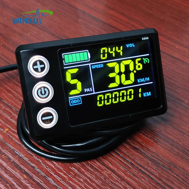 36V 48V 500W 25A E-Bike FOC Sine Wave Brushless Motor Controller S866 Colour LCD Display Set for Electric Bicycle Scooter Repair 6