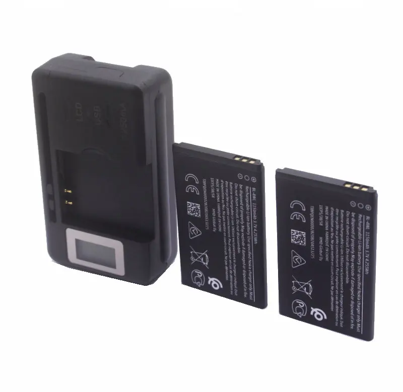 2x-1150mAh-BL-4UL-BL-4WL-Battery-Charger-For-Nokia-Asha-225-230-3310 ...