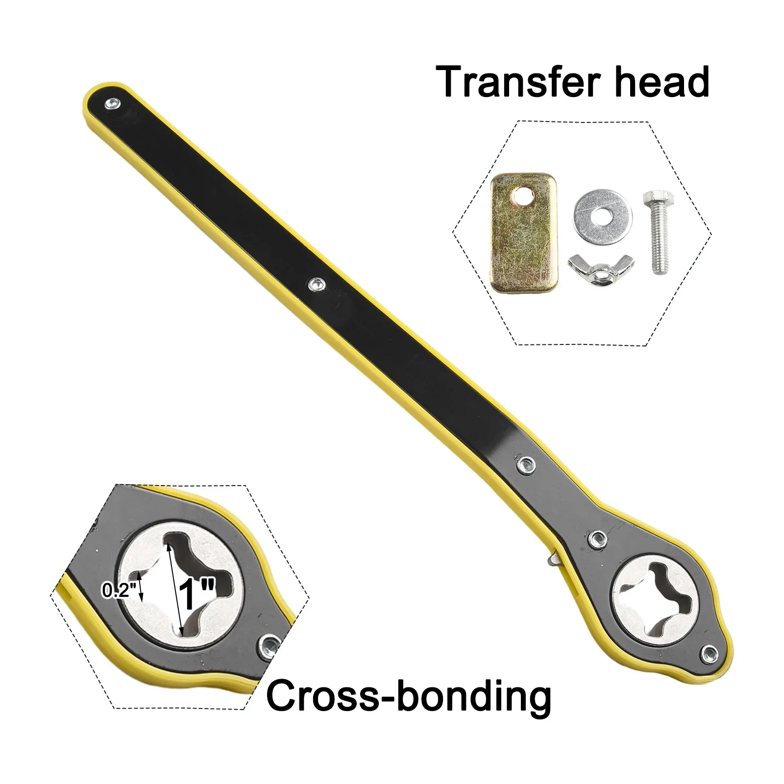 Effortless Car Jack- Ratchet Wrench Scissors Tire Wheel Handle Repair Tool Cross Labor-saving Wrench With Conversion Head car jack