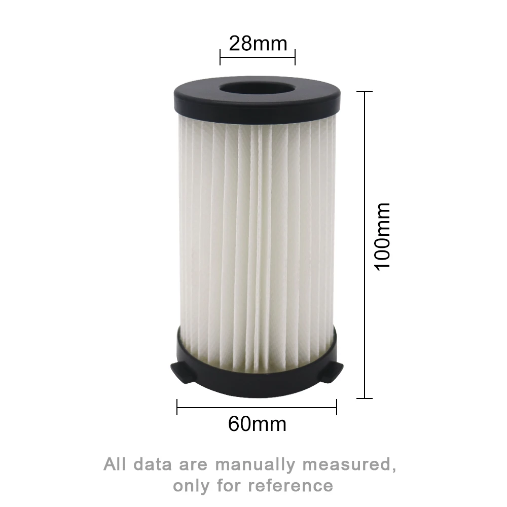 무수 D600 D601 Cecotec Conga Thunderbrush 520 550 560 Ariete 핸디 포스 2761 2759 RBT 진공 청소기 부품 용 Hepa 필터